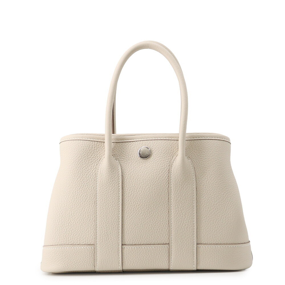 Hermes Neo Garden 23 Tote Bag, Craie Negonda, K stamp, handbag, - HERMES